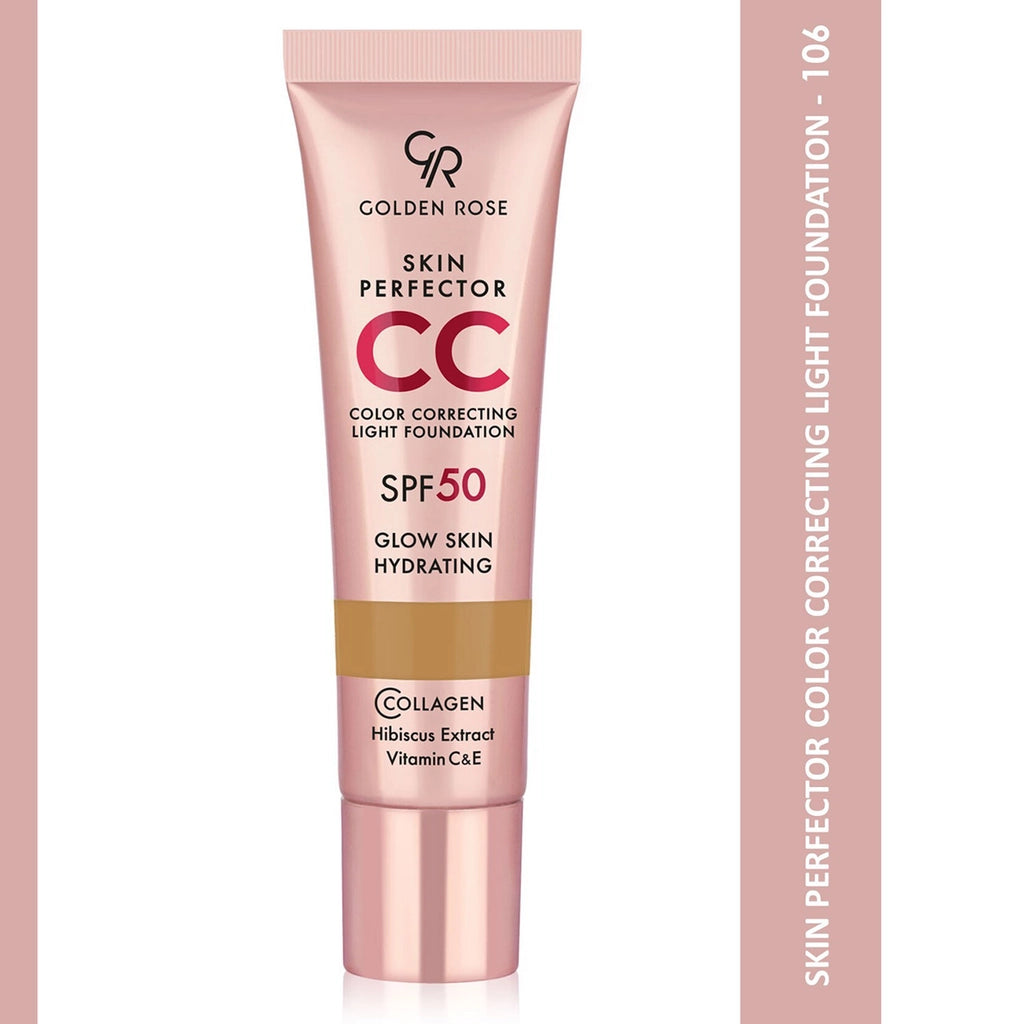 Golden Rose Skin Perfect CC SPF50 Foundation 101 Beige