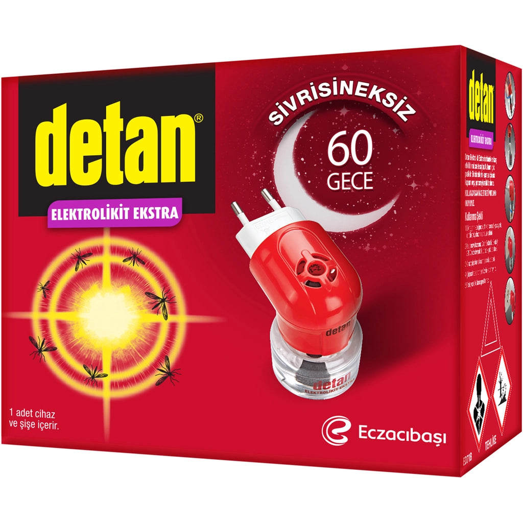 Detan Mosquito-Free 60 Nights Electroliquid Extra Device 45 ml