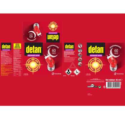 Detan Mosquito-Free 60 Nights Electroliquid Extra Device 45 ml