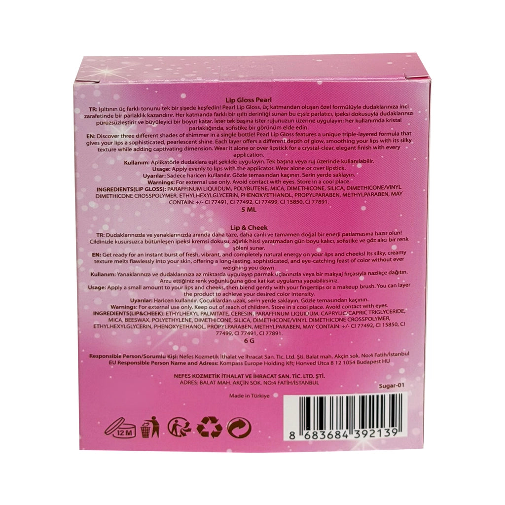Mov Rosy Love Lip Gloss + Blush