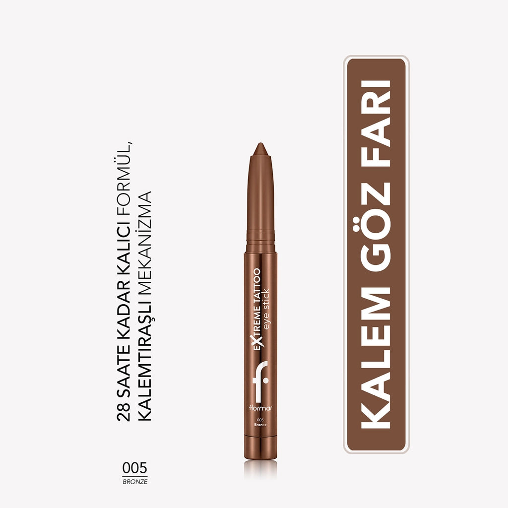 Flormar Extreme Tattoo Shimmer Lift Gel Eye Pencil 006 Navy