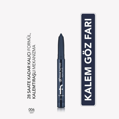 Flormar Extreme Tattoo Mat Lift Gel Eye Pencil 003 Cocoa