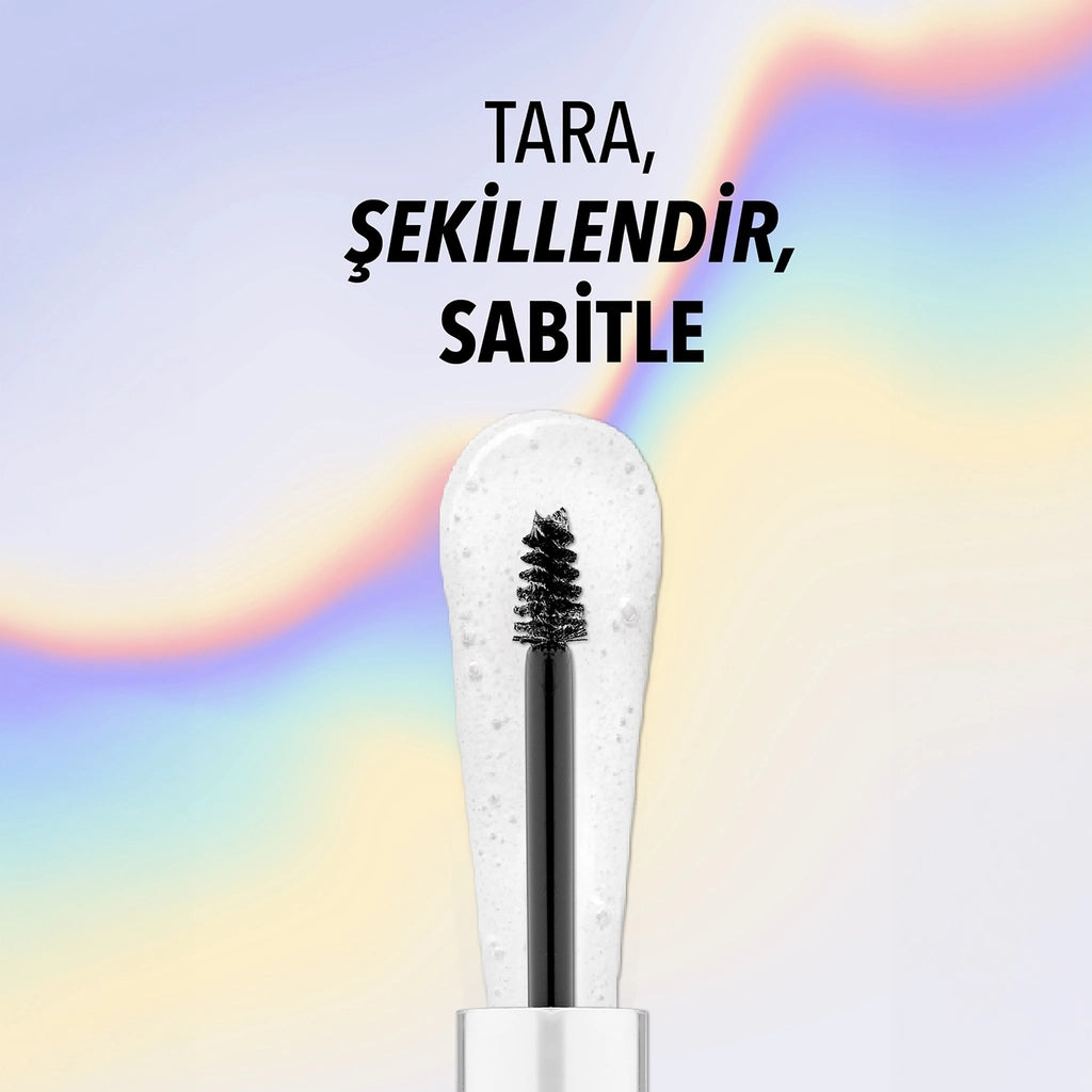 Flormar Extreme Tattoo Transparent Gel Eyebrow Wax with Long-Lasting Fixing Effect