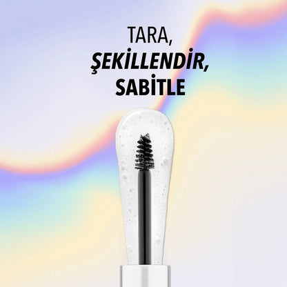 Flormar Extreme Tattoo Transparent Gel Eyebrow Wax with Long-Lasting Fixing Effect