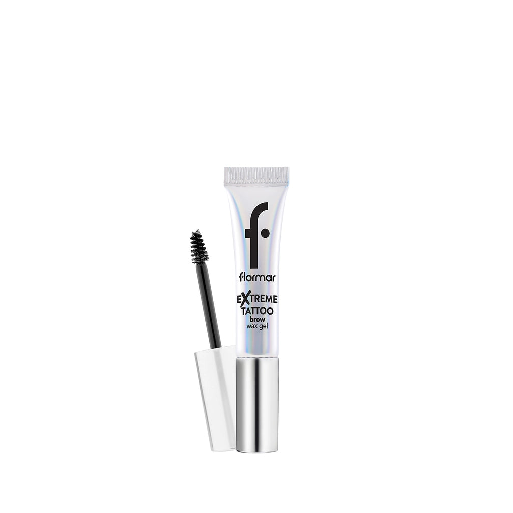 Flormar Extreme Tattoo Transparent Gel Eyebrow Wax with Long-Lasting Fixing Effect