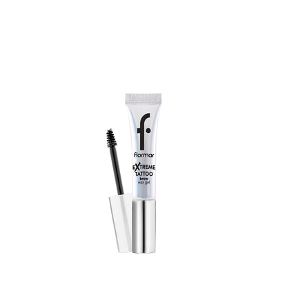 Flormar Extreme Tattoo Transparent Gel Eyebrow Wax with Long-Lasting Fixing Effect