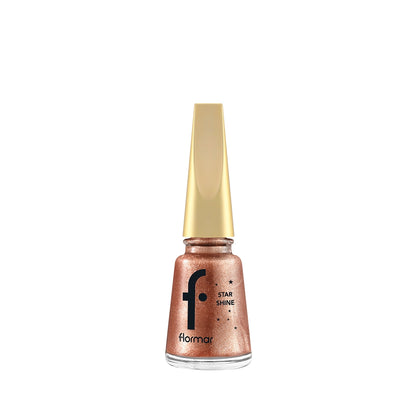 Flormar Star Shine Intensely Pigmented and Metallic Look Nail Polish 046 Rose Whisper