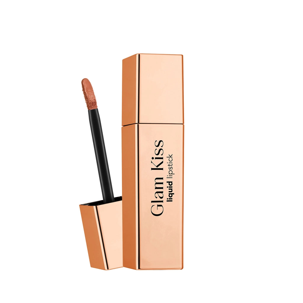 Flormar Glam Kiss Highly Pigmented &amp; Moisturizing Glass Lip Appearance Glossy Finish Lipstick 004 Cocoa Whisper