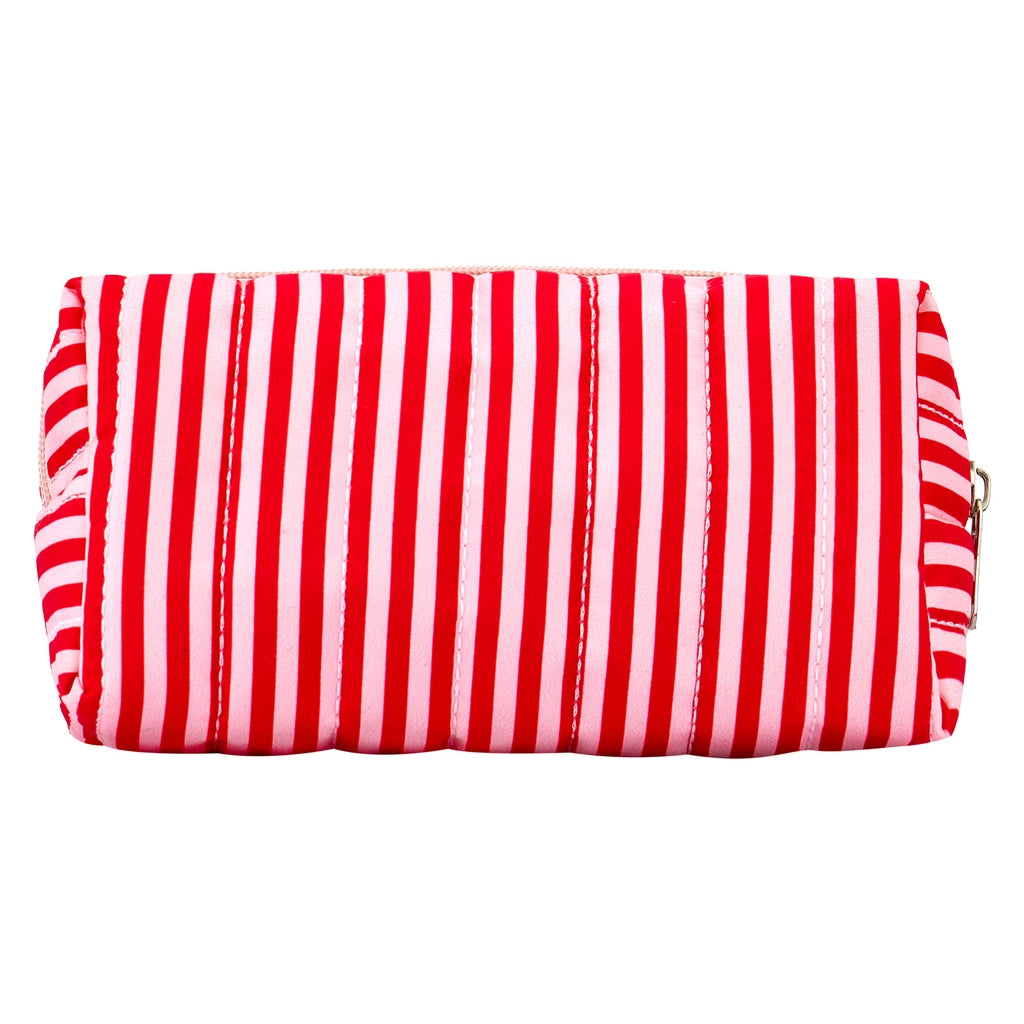 Eklips Striped Quilted Makeup Bag