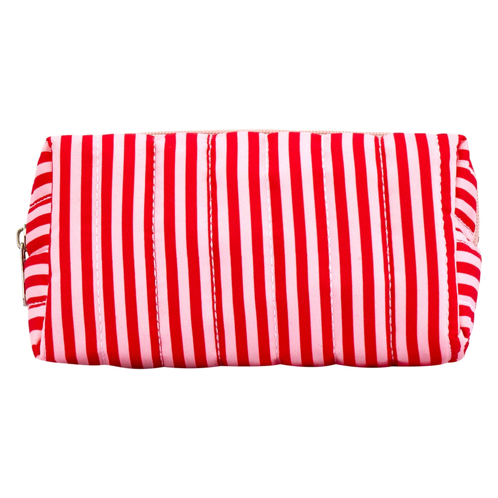 Eklips Striped Quilted Makeup Bag