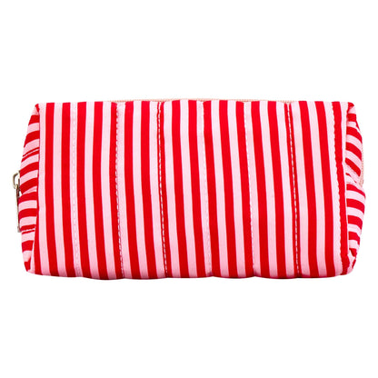 Eklips Striped Quilted Makeup Bag