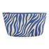 Eklips Blue Zebra Makeup Bag