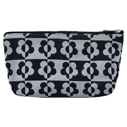 Eklips Black Floral Makeup Bag
