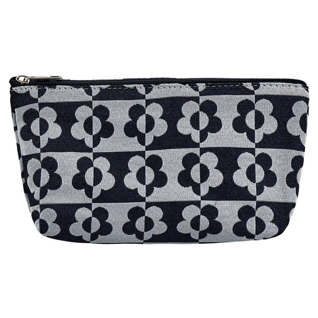 Eklips Black Floral Makeup Bag