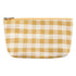Eklips Yellow Plaid Makeup Bag