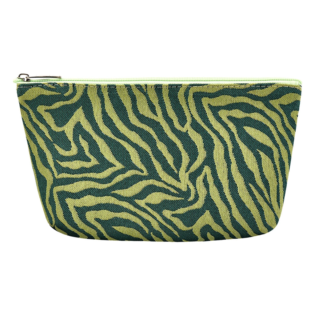 Eklips Khaki Zebra Makeup Bag