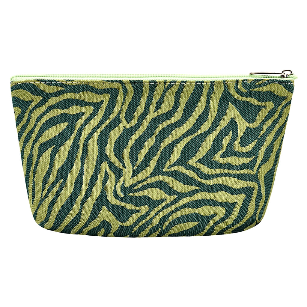 Eklips Khaki Zebra Makeup Bag