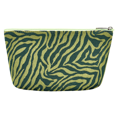 Eklips Khaki Zebra Makeup Bag