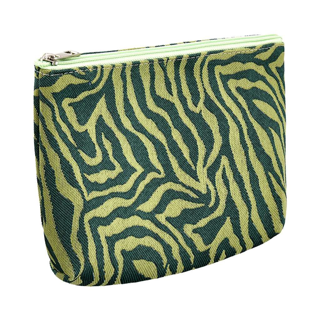 Eklips Khaki Zebra Makeup Bag