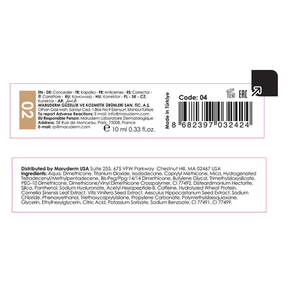 Maruderm Make Up Cover Crush Concealer No: 02