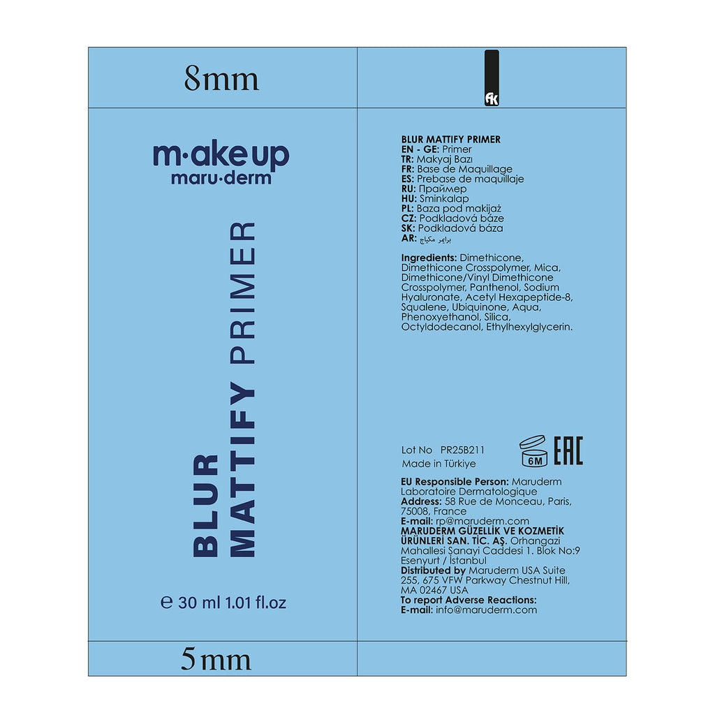 Maruderm Make Up Makeup Base Blur &amp; Mattify