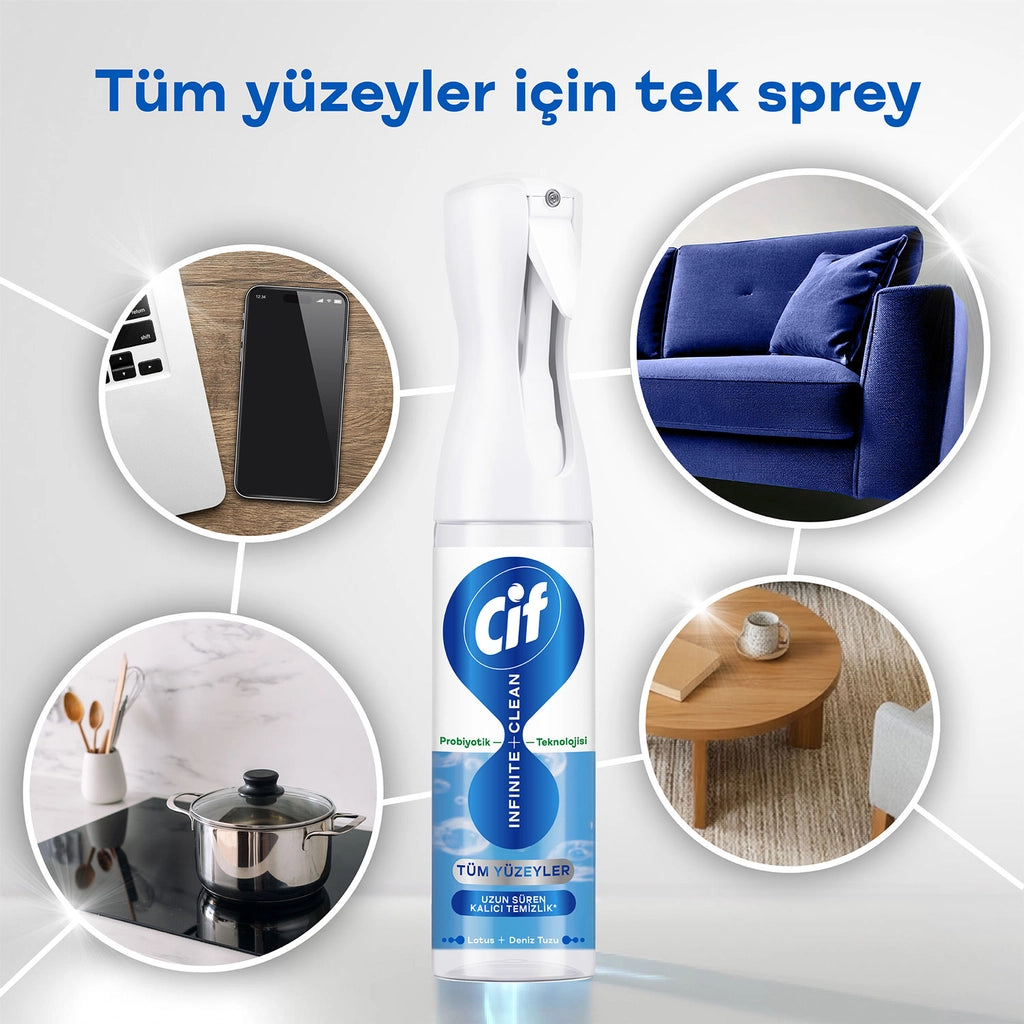 Cif Infinite Clean Cleaning Spray Lotus 280 ml