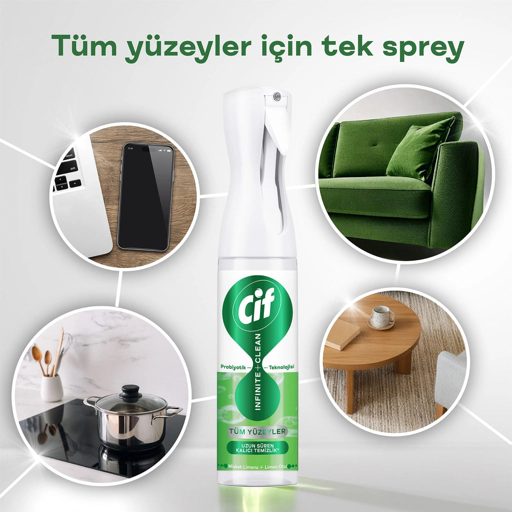 Cif Infinite Clean Cleaning Spray Lime 280 ml