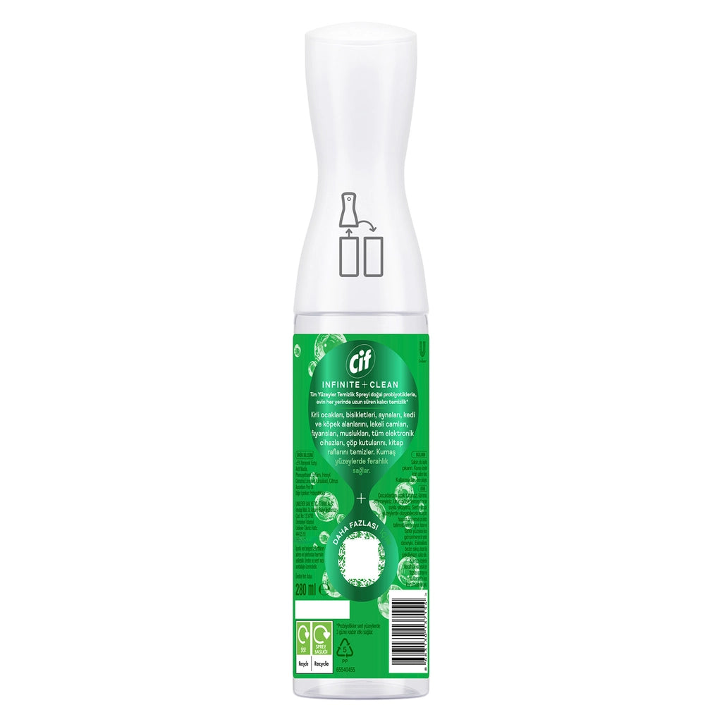 Cif Infinite Clean Cleaning Spray Lime 280 ml