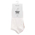 Eklips 3 Packs Unisex Sneaker Socks White Beige Pink
