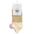 Eklips 5 Packs Multicolored Unisex Sneaker Socks Beige Blue Pink White Lilac
