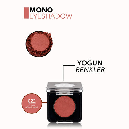 Flormar Mono High Pigment Single Pearlescent Eye Shadow 022 It&
