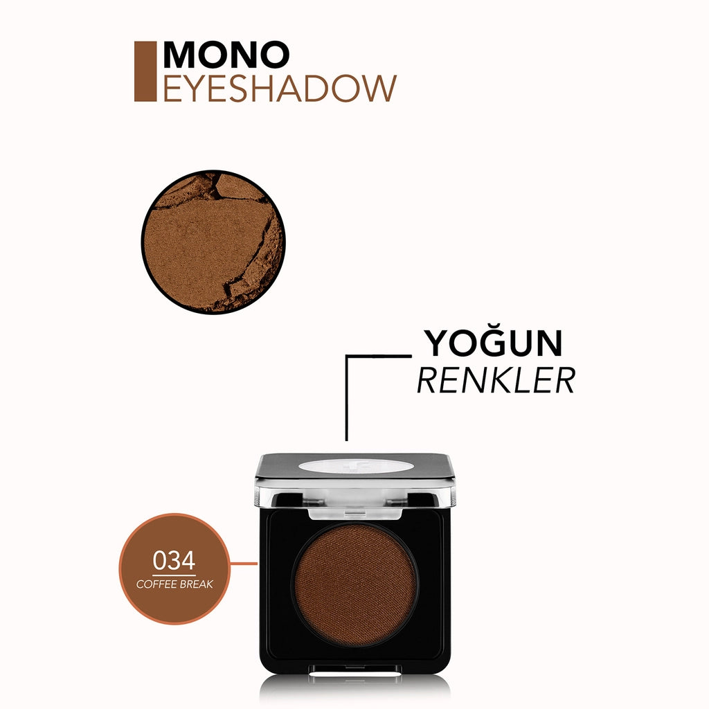 Flormar Mono High Pigmented Single Pearlescent Eye Shadow 034 Coffee Break