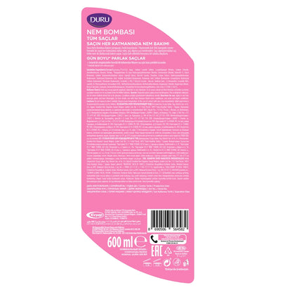 Duru Moisture Bomb Strong &amp; Shiny Shampoo 600 ml