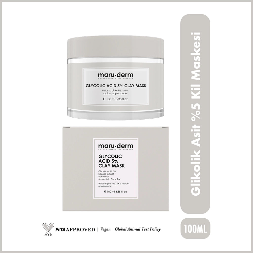 Maruderm Glycolic Acid 5% Clay Face Mask 100 ml