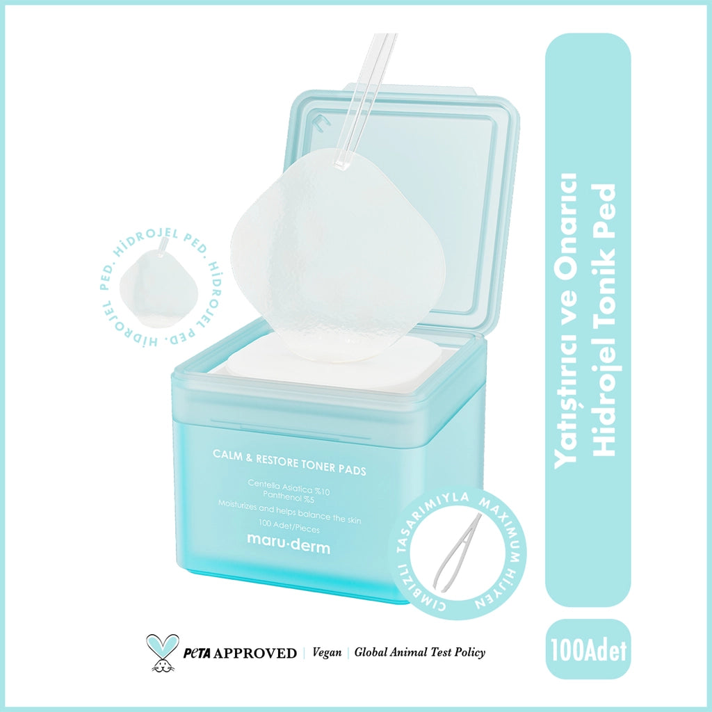 Maruderm Soothing and Repairing (Calme &amp; Restore) Tonic Pad 100 Pieces