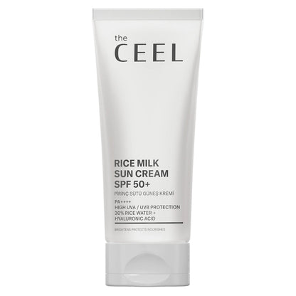 The Ceel Rice Milk Moisturizing Brightening and Anti-Blemish Tone Equalizing 50+SPF Facial Sunscreen 50 ml