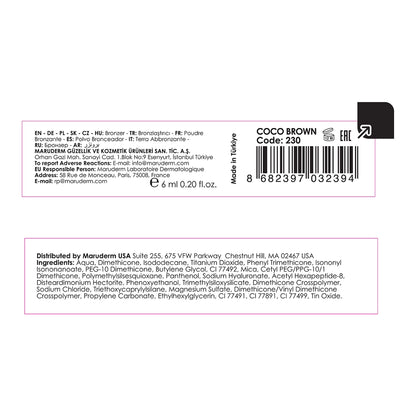 Maruderm Make Up Sunshine Liquid Bronzer Coco Brown