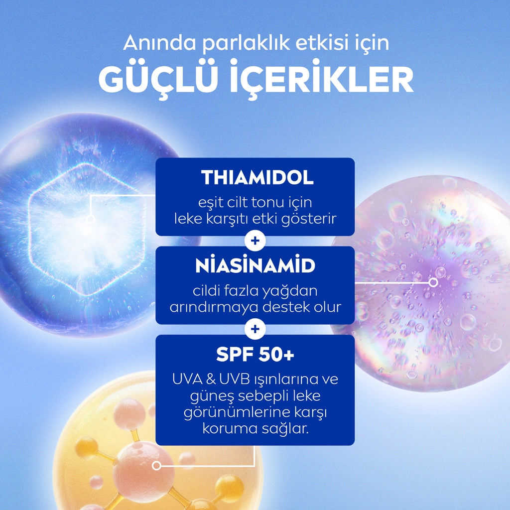Nivea Luminous630 Skin Glow Illuminating SPF50 Facial Sun Cream 40 ml