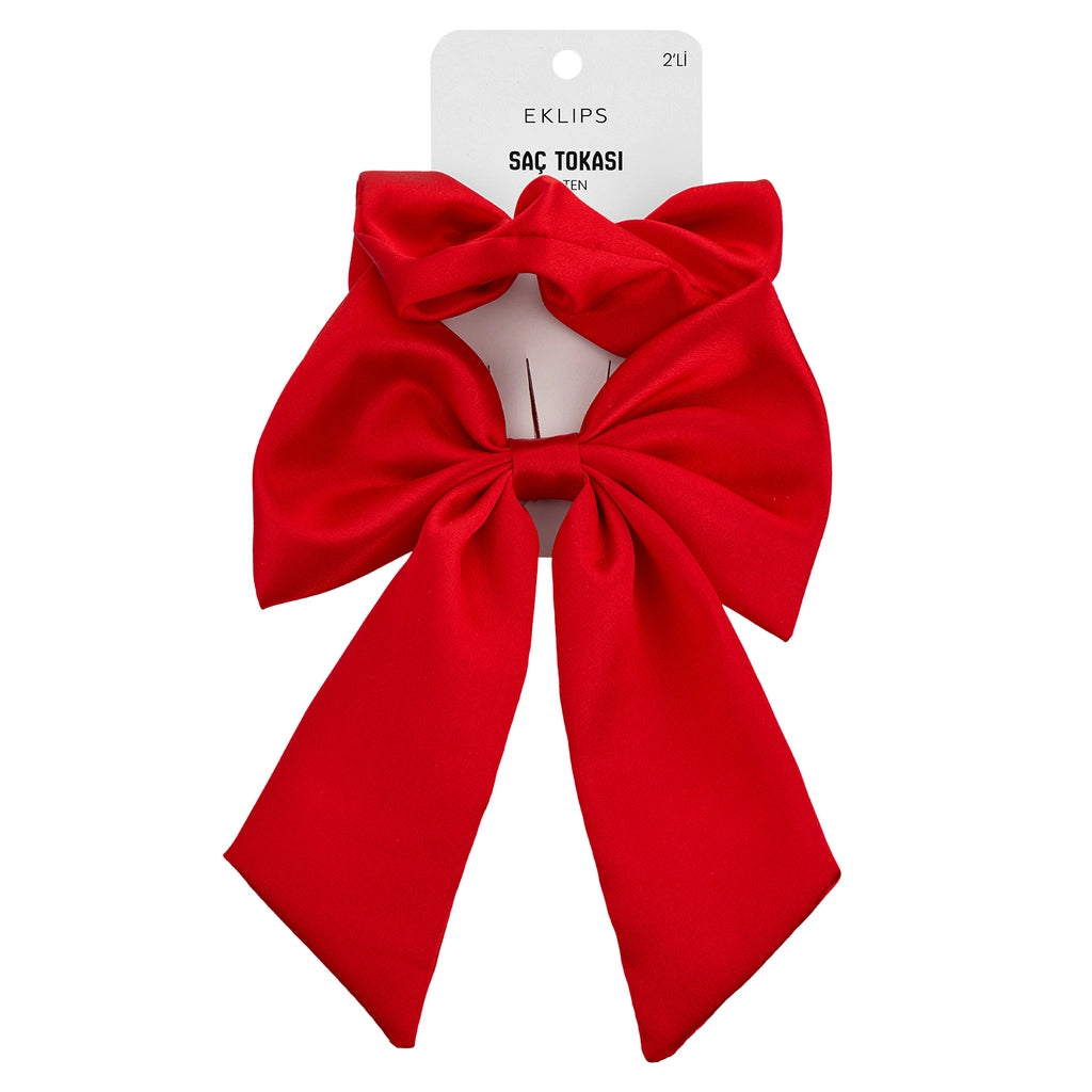 Eklips 2-Piece Satin Buckle Red