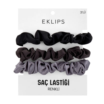 Eklips Satin 3-Piece Rubber Buckle Black