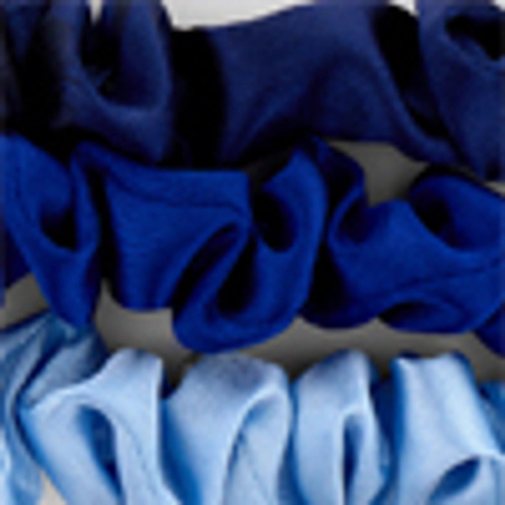 Eklips Satin 3-Piece Elastic Buckle Blue