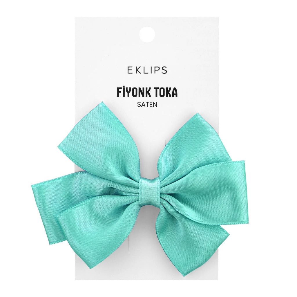 Eklips Satin Bow Ribbon Buckle Dusty Pink
