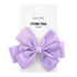 Eklips Satin Bow Ribbon Buckle Purple