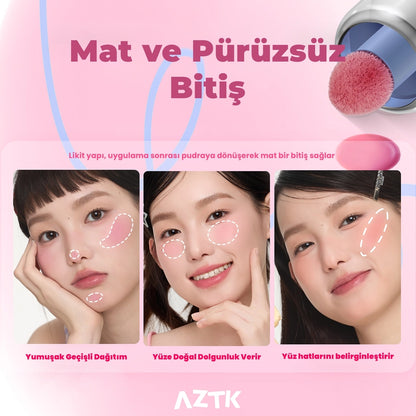 AZTK Liquid Blush Jelly Effect Liquid Blush JC04 Fig Coffee