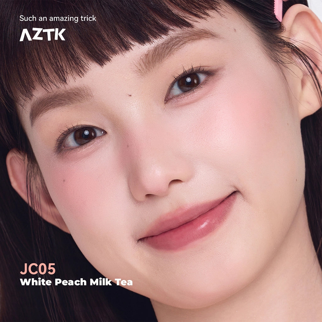 AZTK Liquid Blush Jelly Effect Liquid Blush JC05 White Peach Milk Tea