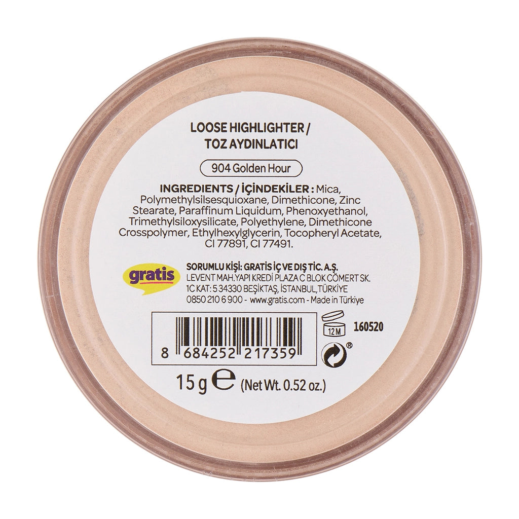 Beaulis Fun Glow Up Loading Powder Highlighter Illuminator 904 Golden Hour