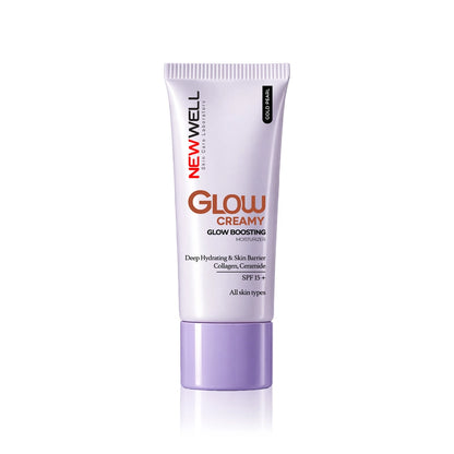 New Well Glow Boosting Radiance SPF 15+ Moisturizing Cream Illuminator 30 ml 02 Gold Pearl