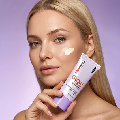 New Well Glow Boosting Radiance SPF 15+ Moisturizing Cream Illuminator 30 ml 02 Gold Pearl