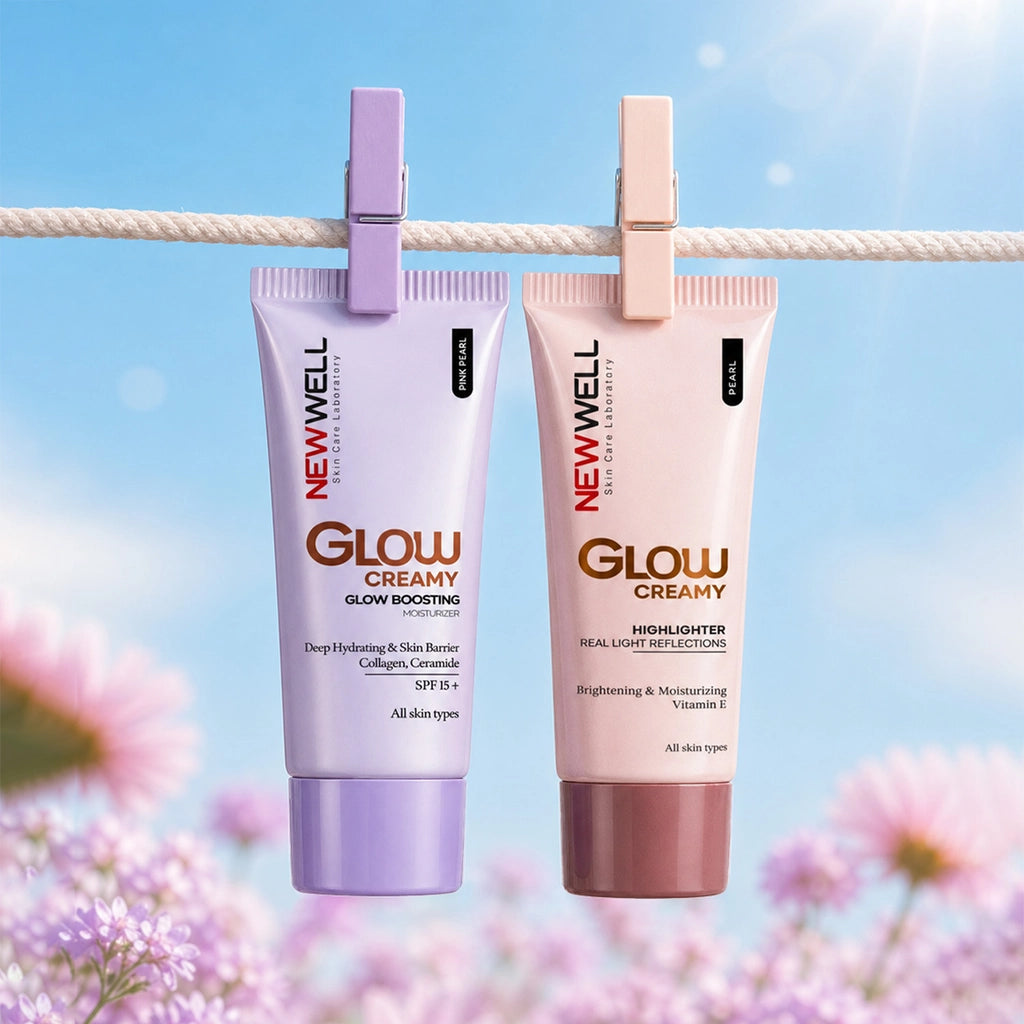 New Well Glow Boosting Shine SPF 15+ Moisturizing Cream Illuminator 30 ml 01 Pink Pearl