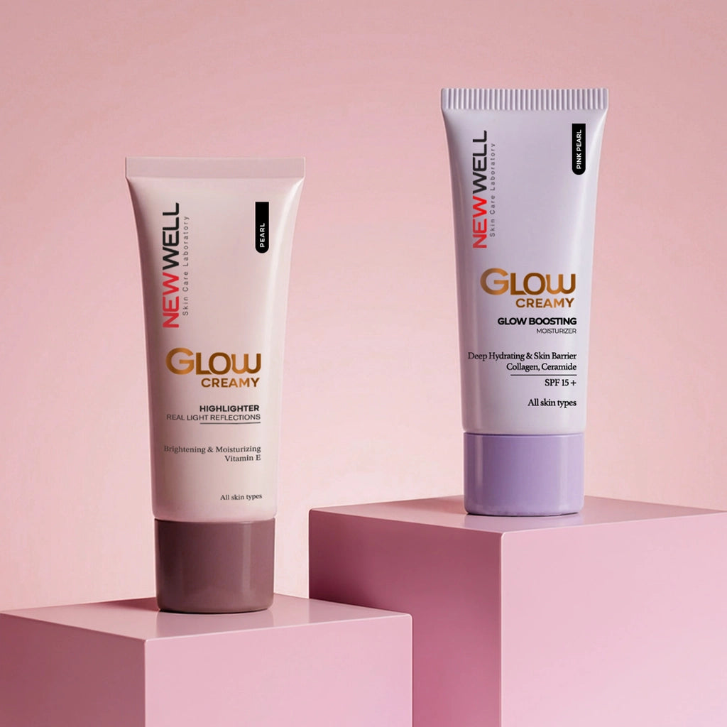 New Well Glow Boosting Shine SPF 15+ Moisturizing Cream Illuminator 30 ml 01 Pink Pearl
